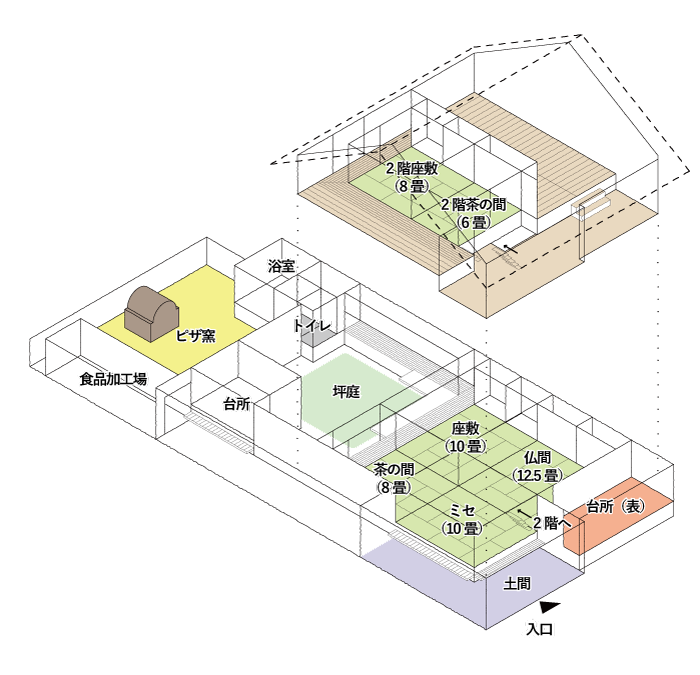 塩屋の見取り図の画像