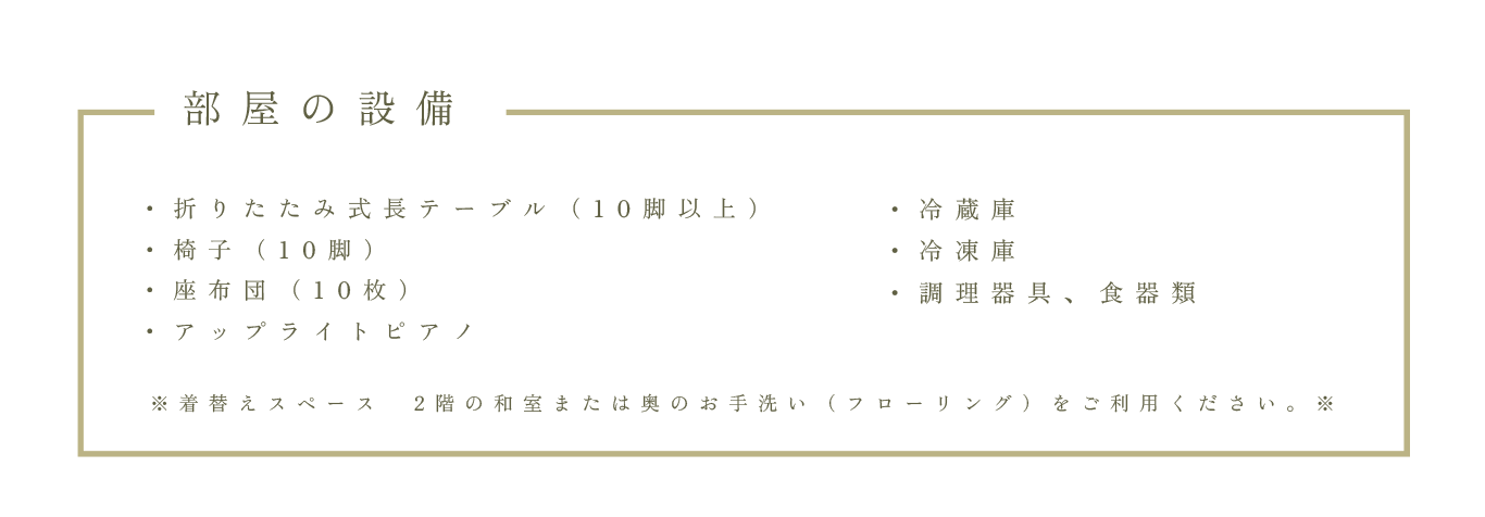 設備の説明