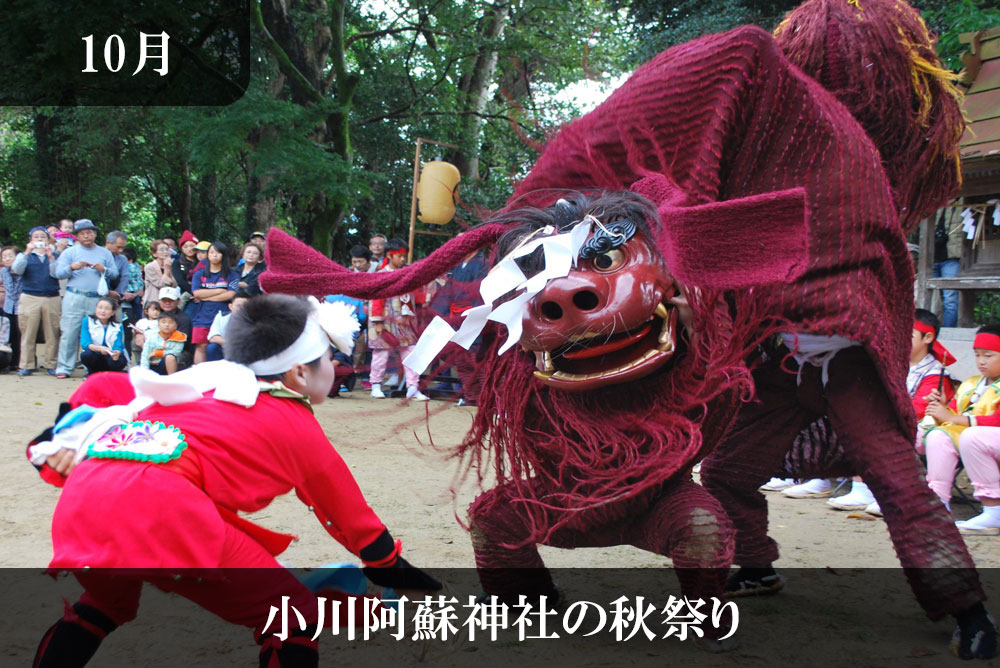 小川阿蘇神社の秋祭り